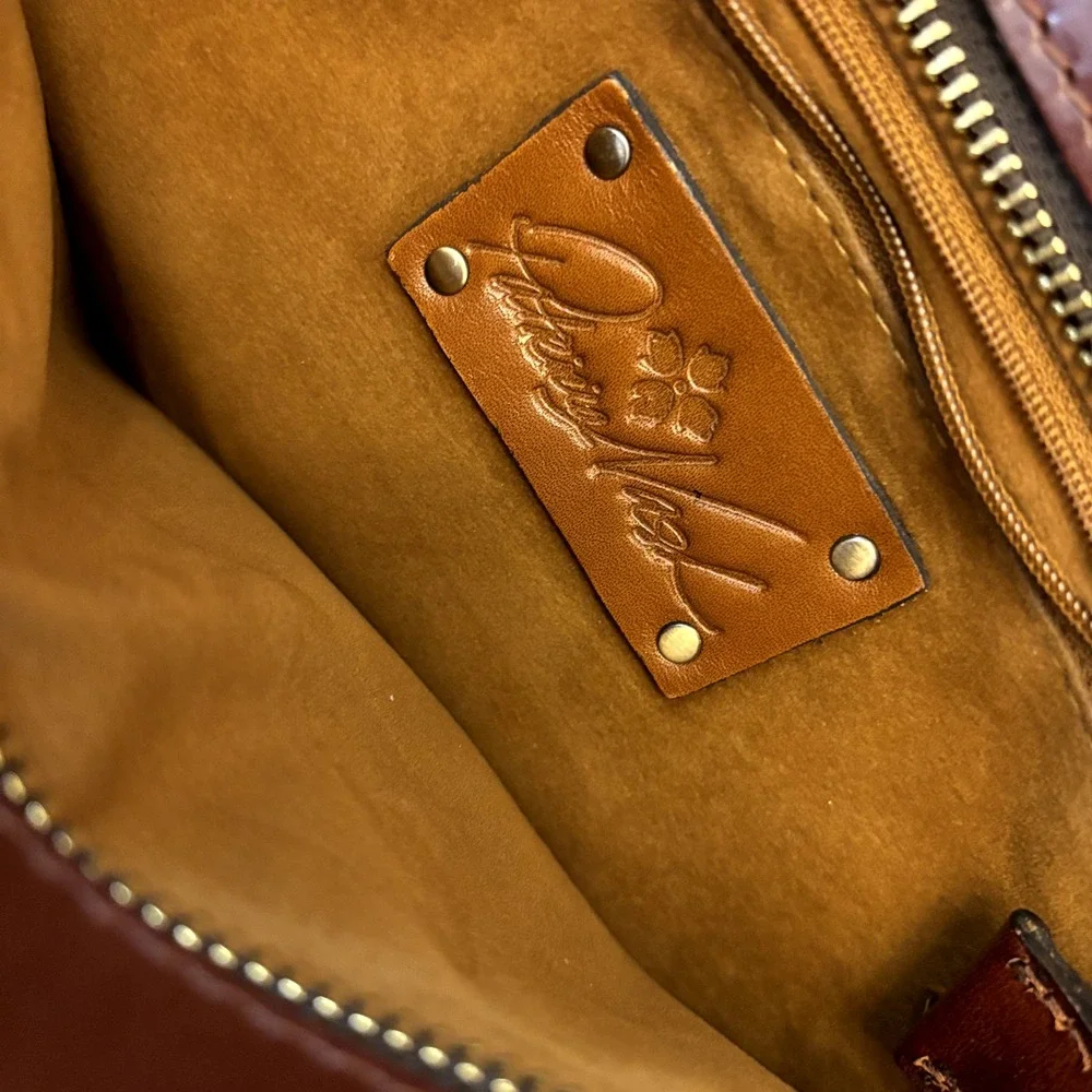 Patricia Nash Women's London Saddle Handbag‎ - Heritage Leather Crossbody Bag